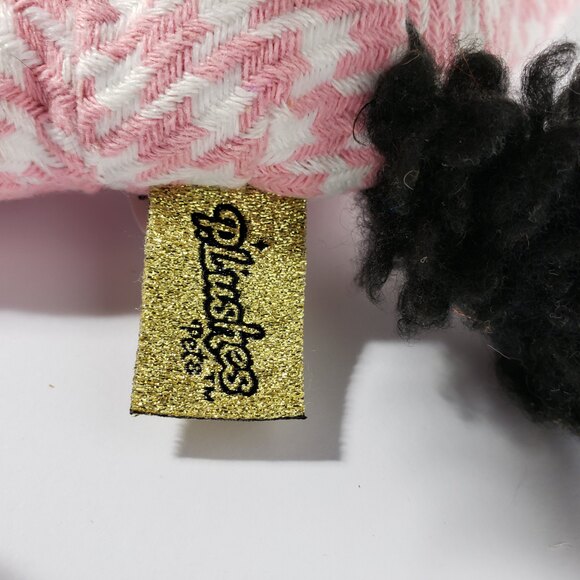 Gund Dog Cala Basset Hound Plush Toy Check Fabric stuffed Animal - Picture 7 of 9